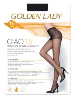 10 PAIA COLLANT GOLDEN LADY CIAO 15 ELASTICIZZATO VELATO IN LYCRA - immagine 2