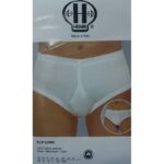 6 SLIP UOMO ART. 117 HENRI 100% COTONE PETTINATO CON COMODA APERTURA AVANTI