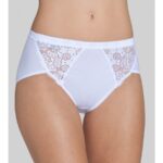2 SLIP DONNA SLOGGI CHIC MIDI IN MORBIDO COTONE ELASTICIZZATO CON INSERTI PIZZO - immagine 3