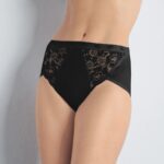 2 SLIP DONNA SLOGGI CHIC MIDI IN MORBIDO COTONE ELASTICIZZATO CON INSERTI PIZZO - immagine 2