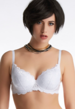 REGGISENO SPIMAN ART. 324 IMBOTTITO CON FERRETTO REALIZZATO IN PIZZO IN COPPA B - immagine 2