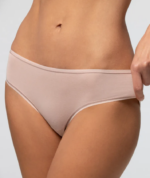 6 PEZZI SLIP DONNA POMPEA VITA MEDIA INVISIBILE JERSEY DI COTONE ELASTICIZZATO - immagine 2