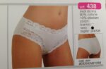 6 SLIP DONNA MIDI INTIMY ART 438 IN COTONE ELASTICIZZATO E PIZZO - immagine 2
