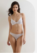3 SLIP PERIZOMA JADEA ART. 8022 IN PIZZO TAGLIO LASER INVISIBILE - immagine 3
